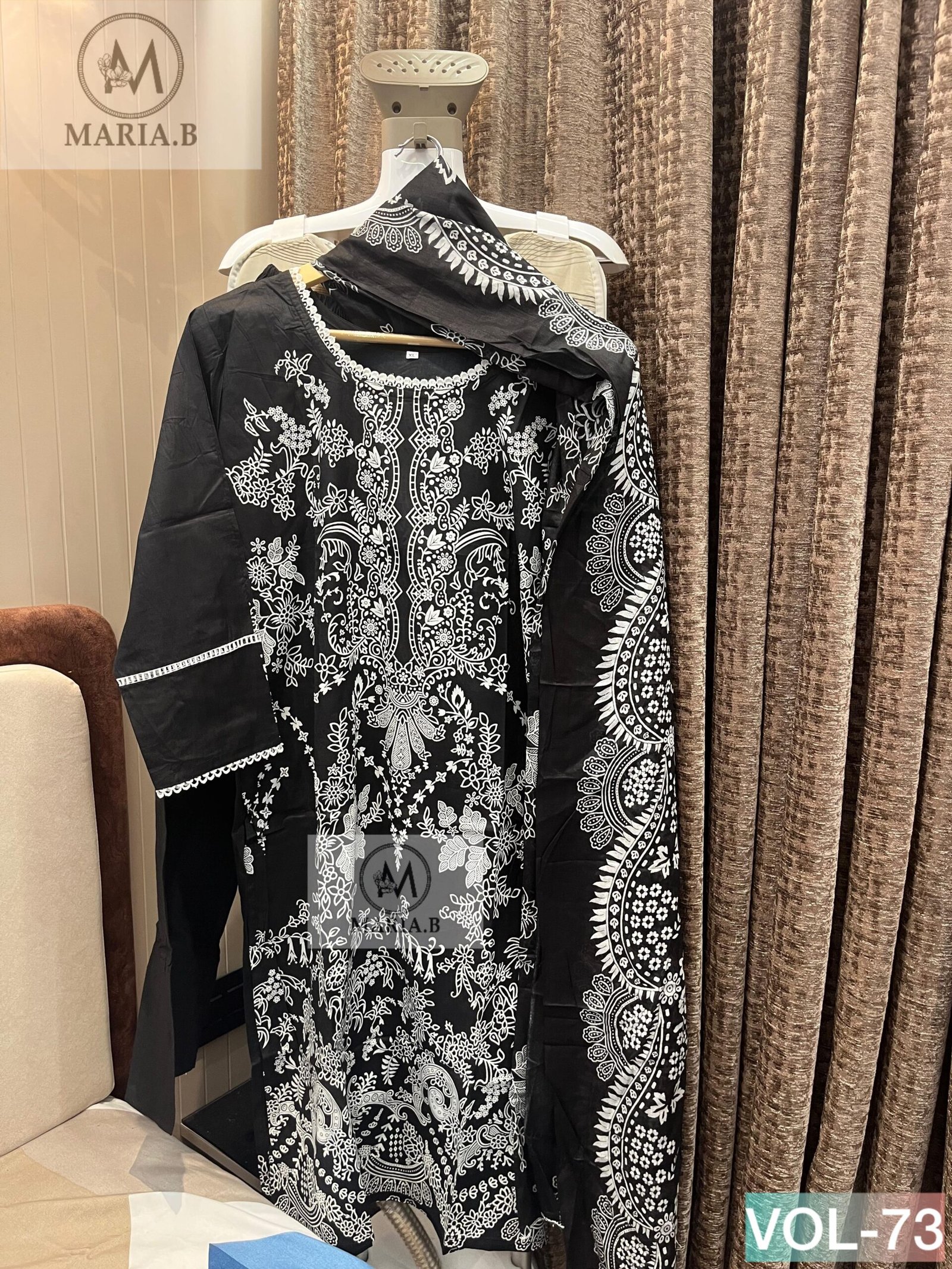 stitched READY STOCK UPDATE READYMADE COLLECTION PRINTED COTTON STITCHED WITH STITCHED COTTON BOTTOM AND COTTON DUPATTA - Image 11
