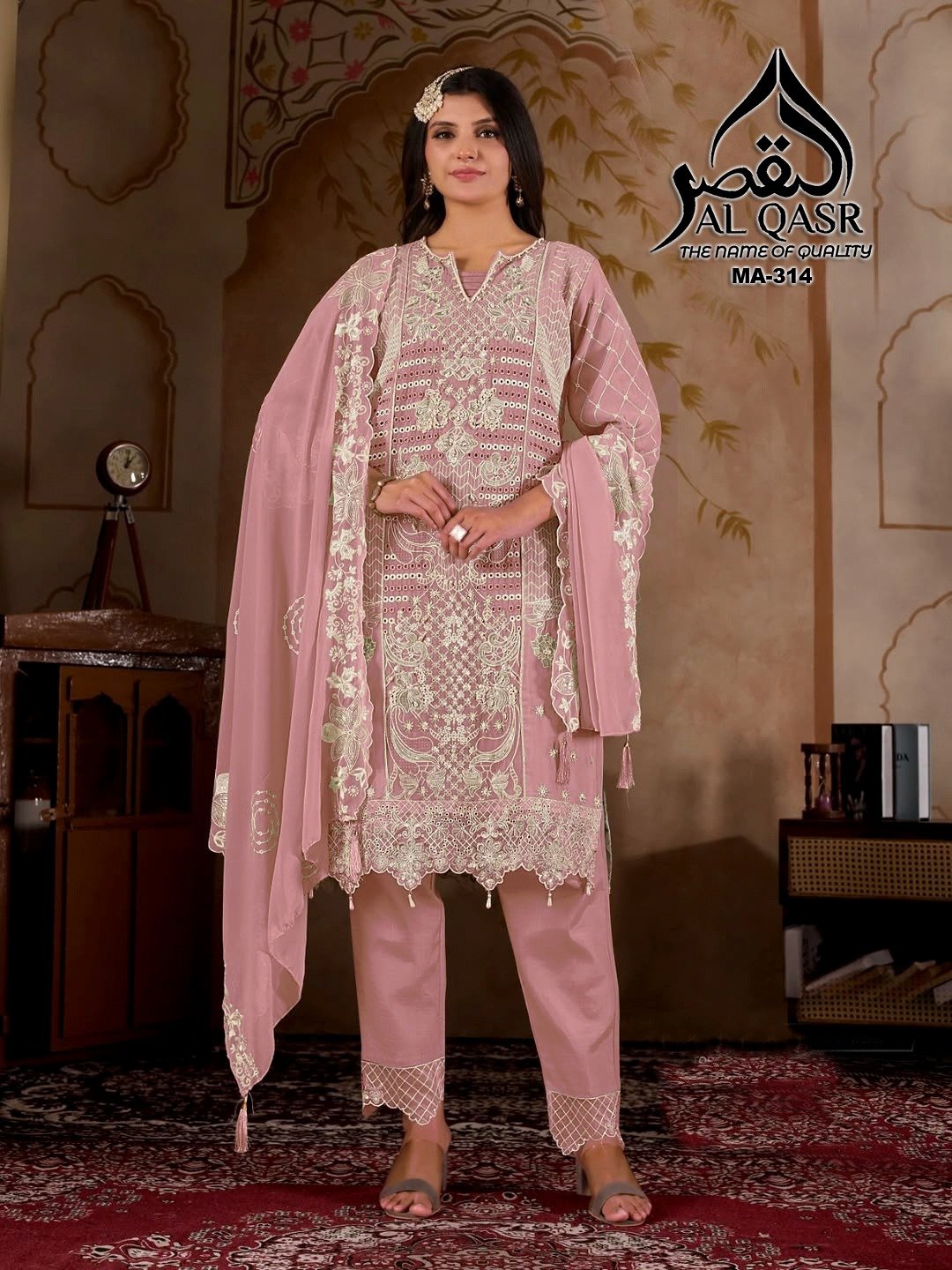 stitched WEDDING SEASON SPECIAL ARTICLE AK-QASR D. NO AK- 314