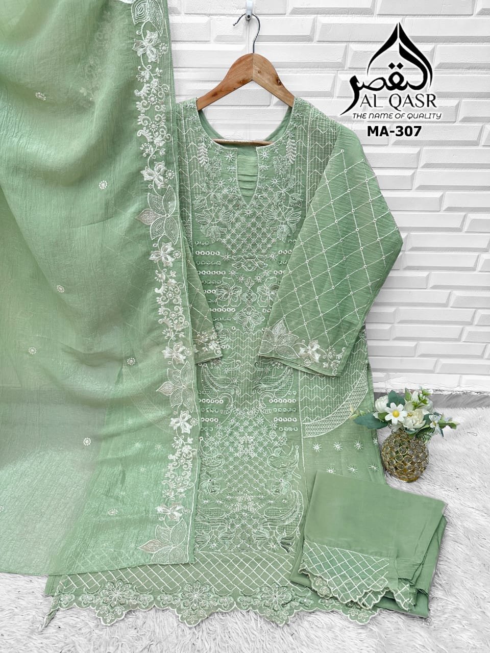 stitched WEDDING SEASON SPECIAL ARTICLE AK-QASR D. NO AK- 314 - Image 6