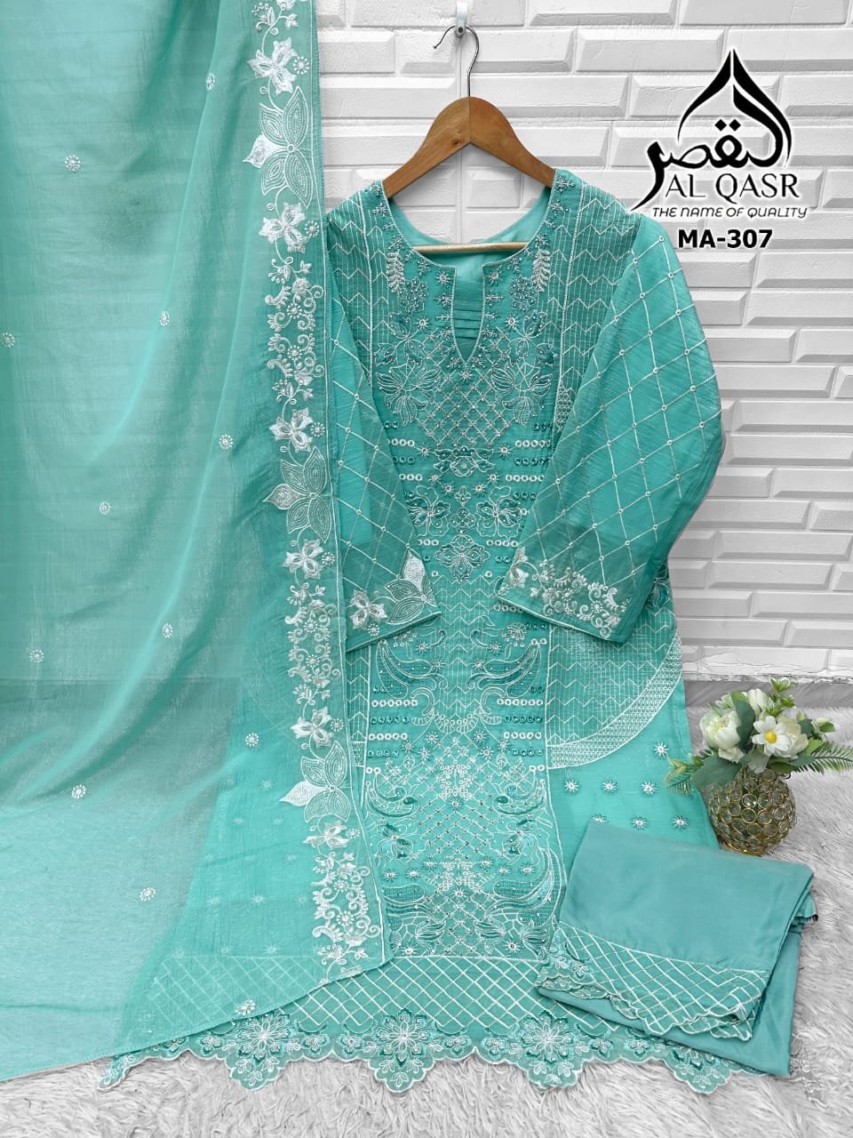 stitched WEDDING SEASON SPECIAL ARTICLE AK-QASR D. NO AK- 314 - Image 4