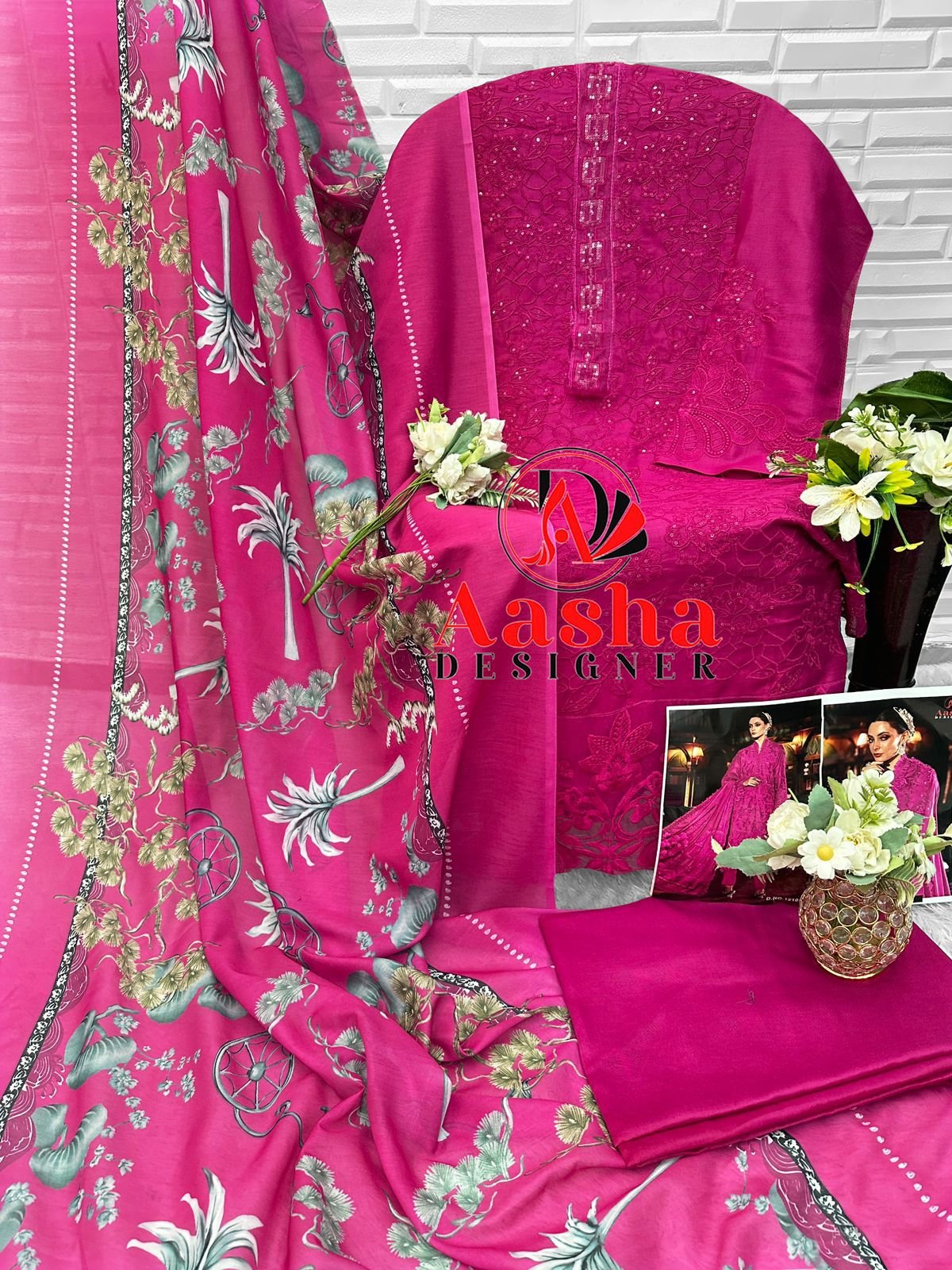 semi stitched BRAND NAME :-AASHA DESIGNER *D NO:-1210 (ABCD)* - Image 4