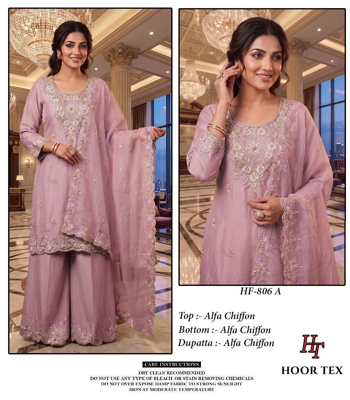 stitched Presents..... New Catalogue in pakistani... *Full Stitched * HF-806,A To D - Image 3