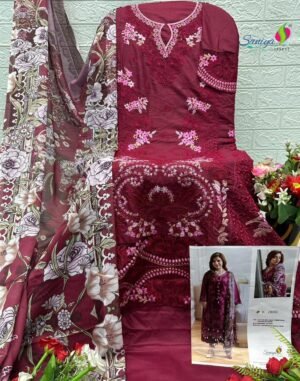 Alternative view of semi stitched BRAND NAME:-SANIYA TRENDZ CATALOUGE NAME: OMBRÉ VOL-28 D NO:-