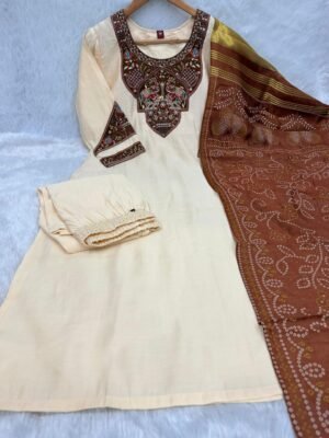 stitched AK-155  Designer Kurti Set (Stitched)