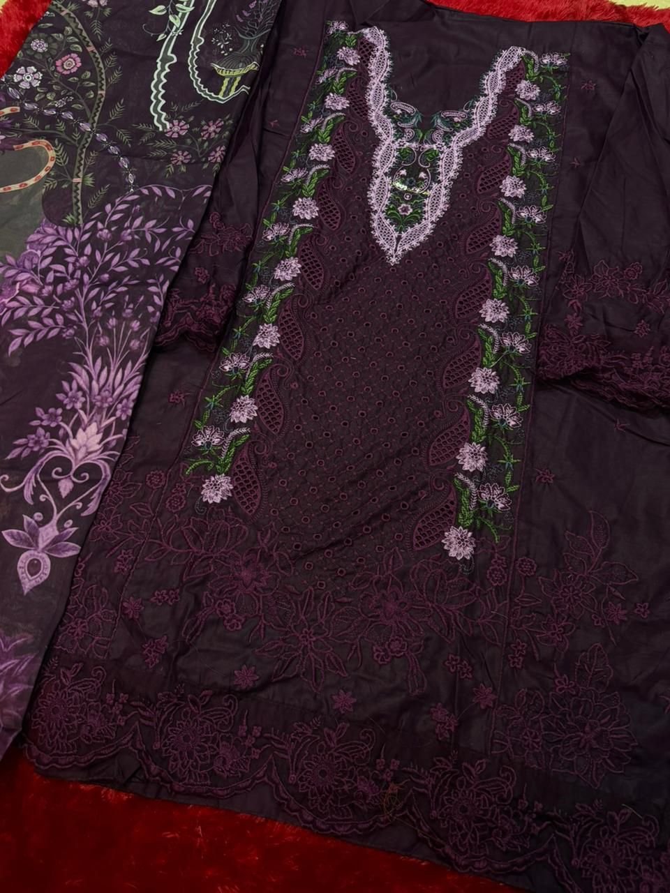 stitched MEHBOOB TEX NEW COLOUR OMBRE STARLET LAWN COLLECTION-26 D no- 1960,1961,1962