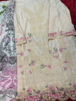Alternative view of stitched MEHBOOB TEX  NEW COLOUR OMBRE STARLET LAWN COLLECTION-26  D no- 1960,1961,1962