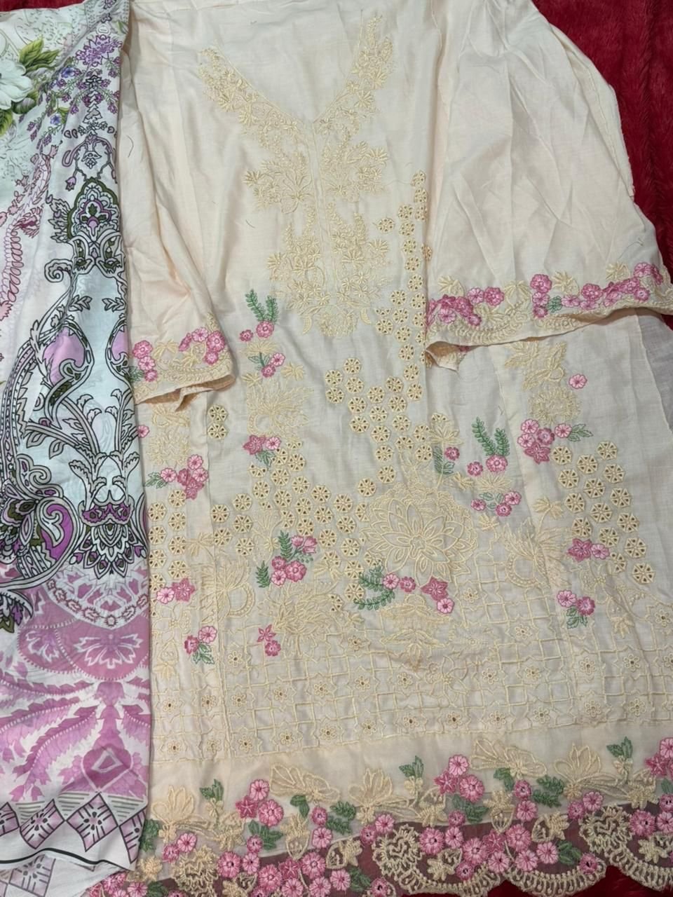 stitched MEHBOOB TEX NEW COLOUR OMBRE STARLET LAWN COLLECTION-26 D no- 1960,1961,1962 - Image 2