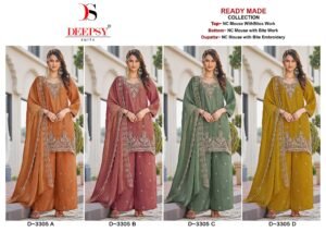 stitched Ready to wear collcetion by DEEPSY SUITS  D no.: D-3305