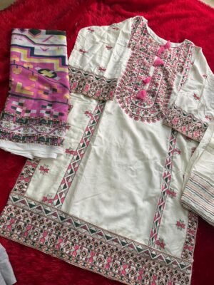 Alternative view of semi stitched MEHBOOB TEX  Today we r launching Superior quality in Affordable price for our valuable customer...  D no- 2037 stich collection