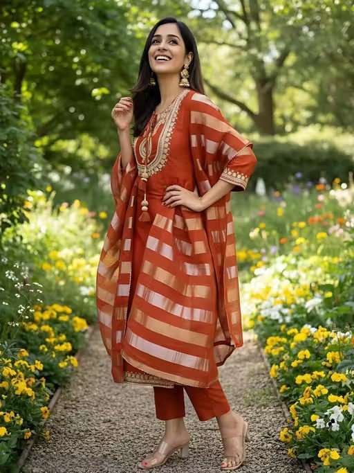 stitched Launching New Designer Embroidery Top-Dupatta and Full Stiched Bottom