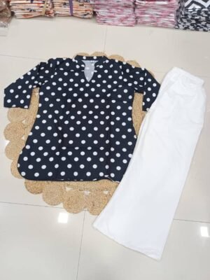 Alternative view of stitched New Lonching Co-ord set 