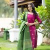stitched LAZUKI FASHION    Elegant Kanchi Cotton Fabric Calf Length Straight Kurta Set  Lazuki fashion presents Gracefully modern, eternally classic — our Straight Kurta Set brings you the best of both worlds. Elevate your ethnic wardrobe with this beautifully designed Kurta Set that seamlessly combines tradition with modern elegance.