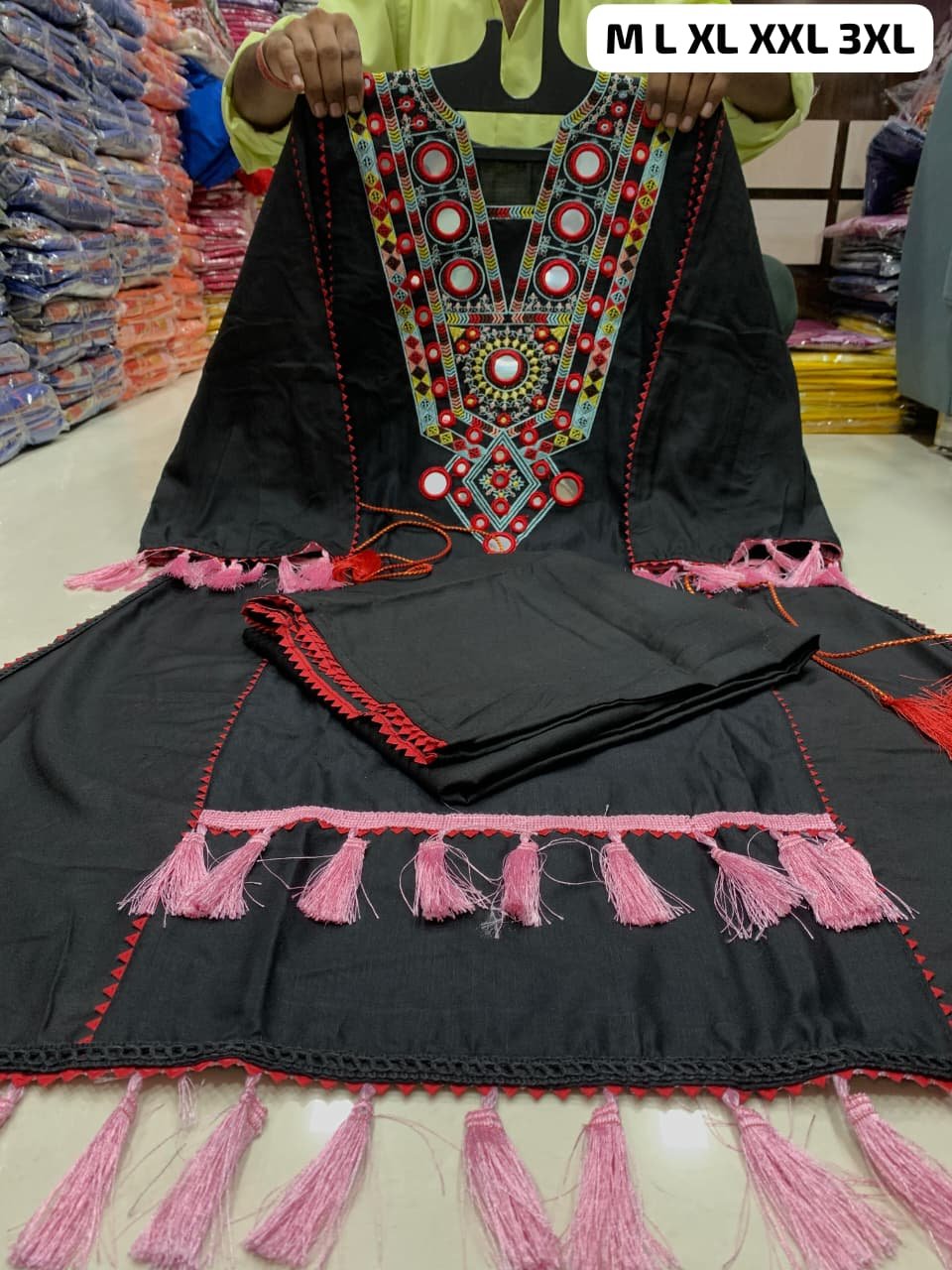 stitched Premium Quality Ready To Wear Showroom Finished Product The Perfect Match –Trendy & Comfortable Cord Set” 2-Piece Stylish Ensemble: Includes a well-fitted top and Cordinated bottom - Image 2