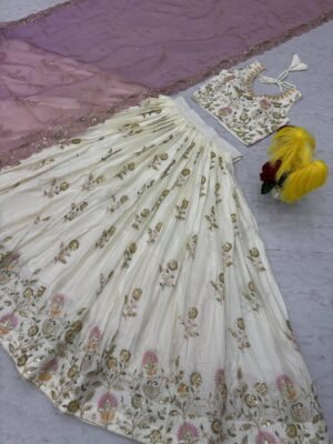 Alternative view of stitched AK-286  AK Creation is Launching New Festival Lehenga Choli