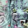 semi stitched *D NO :- 1072 (ABCD)* CAMBRIC COTTON WITH HEAVY EMBROIDERY WORK
