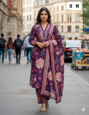 stitched NEW EXCLUSIVE RICH COLLECTION   HANDWORK KURTI WITH PANT AND DUPPTA SET
