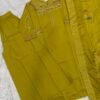 stitched  Kurti (Stitched)  Viscose Mango Silk  Multi Embroidery Thread with Beautiful Hand Work