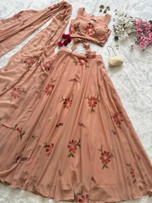 stitched You gonna love elegance with Modern touch, Here We Presenting Exclusive Real Shoot Design  Product code : AK : 338