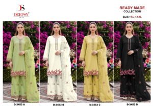 stitched Ready to wear collcetion by DEEPSY SUITS  D no.: D-3453