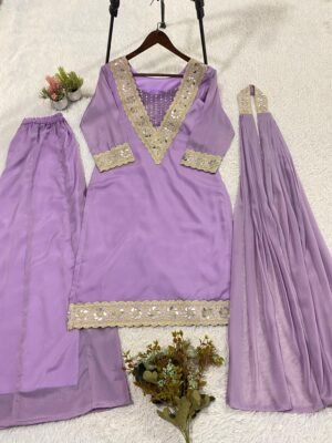 Alternative view of FABRIC : STAR GEORGETTE : Stitch