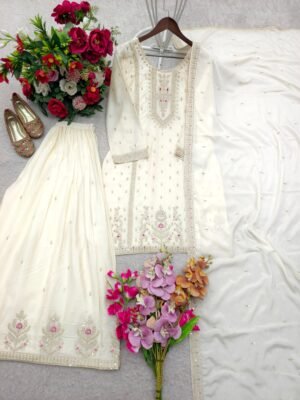Alternative view of Series New Designer Party Plazza,Suit & Dupatta Set FULLY STITCHED