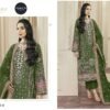 Designer Unstitched Kurta Pant Dupatta Set  DINTING chiffon Heavy  with heavy embroidery with