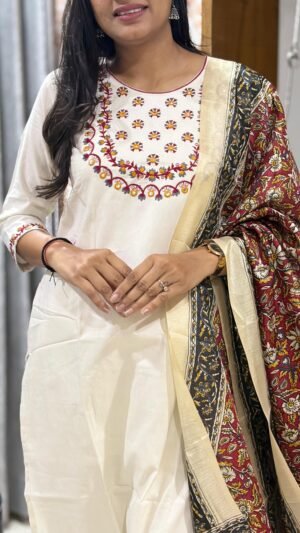 Alternative view of New Designers Kurti Pent Dupatta Set