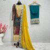 NEW DESIGNER HEAVY FUAX GEORGETTE PAKISTANI  SUIT