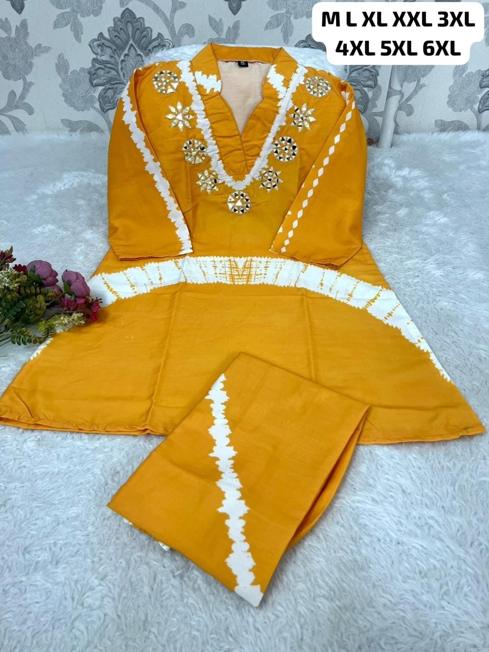 Pure Burbary Silk & CORD SET SET - Image 2