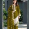 HEAVY FOX GEORGETTE WITH EMBROIDERY WORK AND HAND-KHATLI WORK