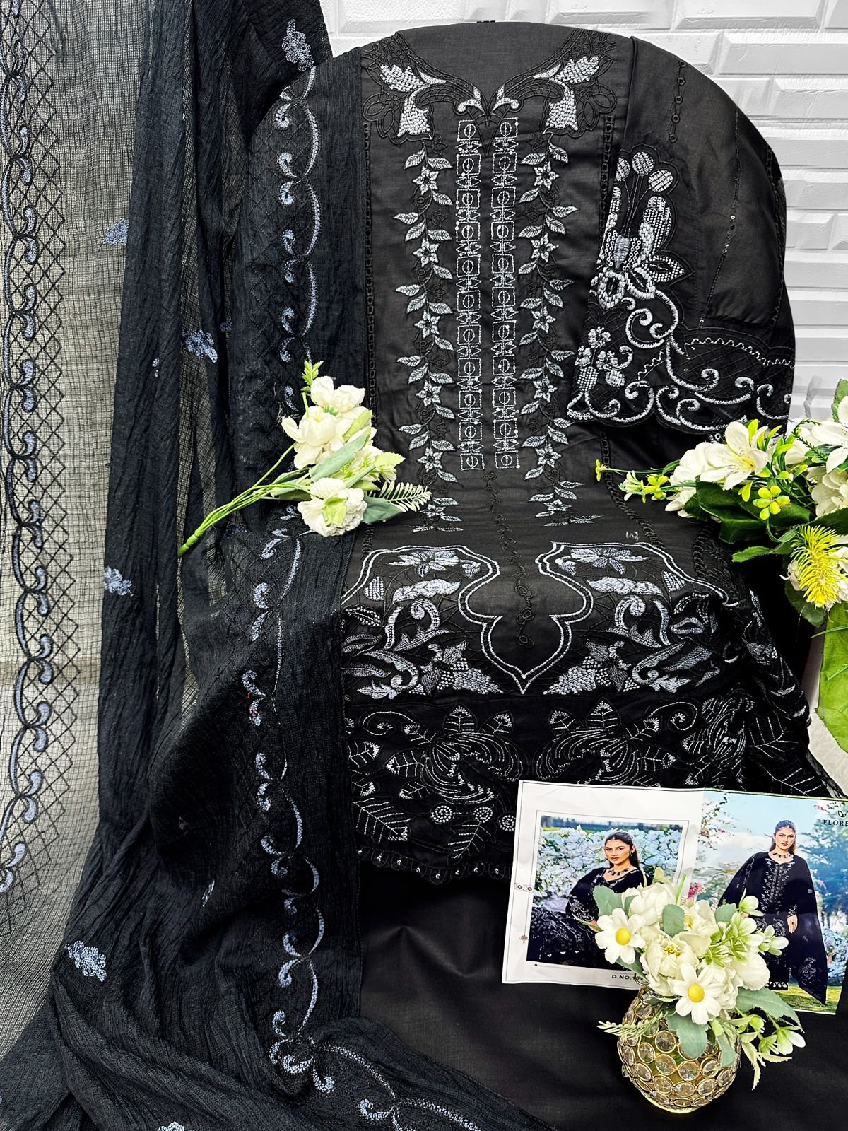 Latest Trending Unstitched Dress Material - Image 3