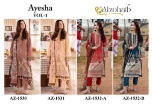Premium Designer Unstitched Suit Material fabaric : cotton