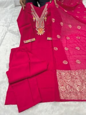 Alternative view of New Designers Kurti Pent Dupatta Set