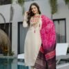 WOMEN PURE VISCOSE SIMER SILK EMBROIDERED KURTA SET