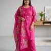 PURE MUL COTTON KURTI WITH PANT WITH MATCHING DUPPATA