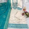 Look straight out of a dreamy movie set as you turn around and walk in this elegant SImmer jaquard silk (attached fully silk inner) hand premium work suit.. the perfect blend of traditional wear and chic design