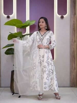 PREMIUM anarkali SALWAR SUIT digital print sets with dupatta