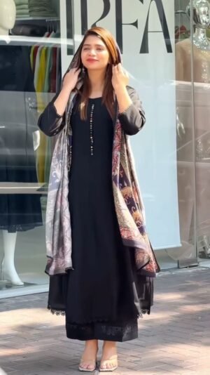 Today launching New Party Wear traditional Long Gown with Pent and Dupatta Set.