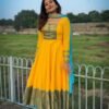 This top made from chanderi cotton with Jacquard weaving zari border And Chanderi Duppatta with lace border
