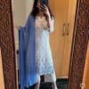Elegant Cotton Flex Kurta Plazzo Set with Dupatta