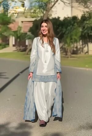 NEW DESIGNER  HEAVY EMBROIDERY CODING SEQUENCE WORK 3 PIS SUIT SET