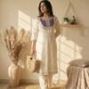 Premium Embroidered Roman Silk cord Set