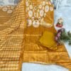 Beautiful Heavy Banana Silk Suit Set ✨ Premium heavy silk fabric with elegant traditional print & stylish neckline. Soft, comfortable & perfect for festive and casual wear.