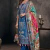 Premium Russian Silk Kurti Pant Dupatta Set🌼  Step into Timeless elegance with this exquisite A Premium Russian Silk kurti set With Full Handwork Nack , Designed to make you stand out at any festive or Celebratory Occasion. Crafted from luxurious silk, the kurti features a graceful flare that flows beautifully, creating a regal and sophisticated look silhouette. The intricate detailing on the yoke adds a Touch of Traditional charm, while the Premium Russian Silk fabric ensures all-day comfort