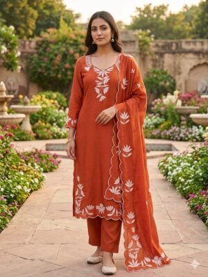 VICHITRA SILK SEQUINCE WORK