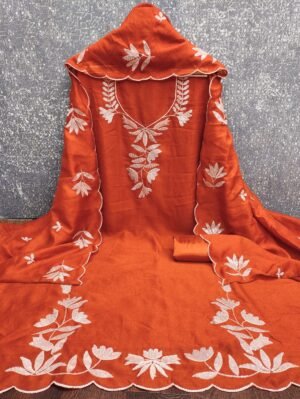 Alternative view of VICHITRA SILK SEQUINCE WORK