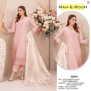 Fancy Kota Checks with Digital Print and Embroidered Flower Patch