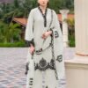 HEAVY CHINON WITH EMBROIDERY WORK AND HAND-KHATLI WORK FRONT BACK BOTH WORK