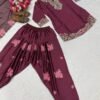 Launching New Đěsigner Party Wear Look top with farshi salwar
