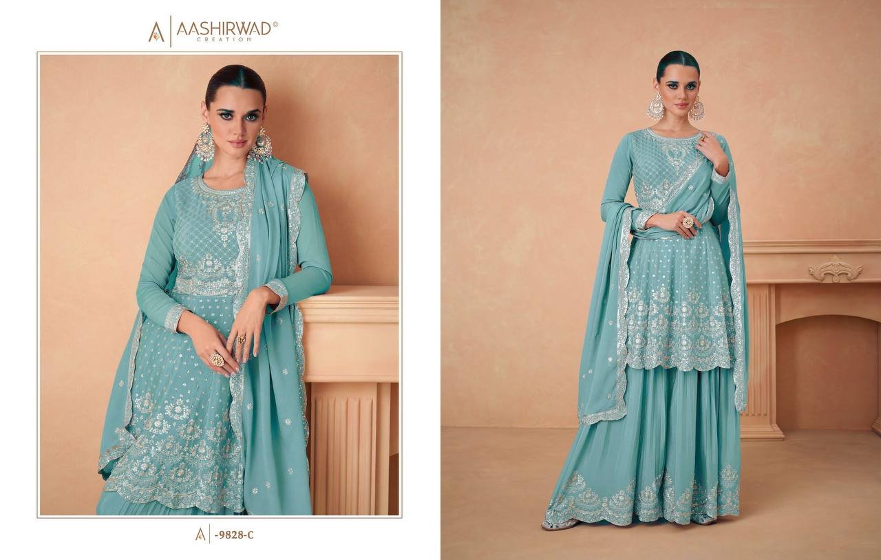 AASHIRWAD CREATION AAHANA 9828 MASTER SERIES
